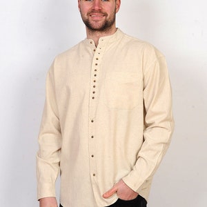 Grandfather / Grandad Shirt Oatmeal