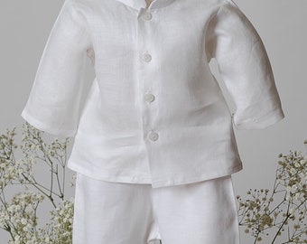 Irish Linen Baptism Christening Naming Ceremony Outfit