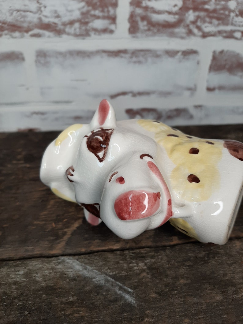 Ceramic Cow Milk Creamer Gayet Vintage California Ceramics Etsy