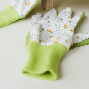 Gardening gloves with bee pattern I size M I non-slip gloves for gardening image 6