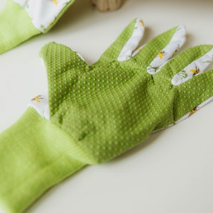 Gardening gloves with bee pattern I size M I non-slip gloves for gardening image 3