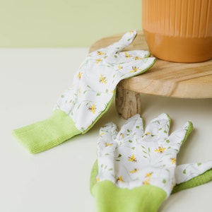 Gardening gloves with bee pattern I size M I non-slip gloves for gardening image 2