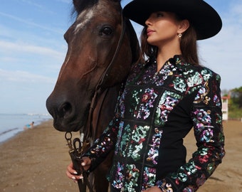 Veste De Spectacle Western LUX SHOW APPAREL – Équitation, Concours, élégante