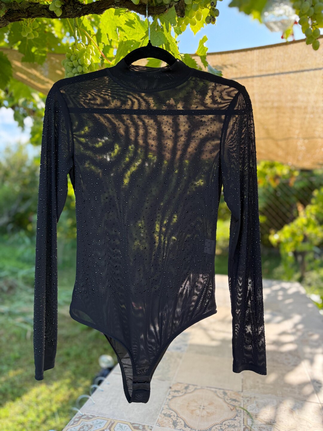 Body Blouse - Glamor Shine Black - Etsy
