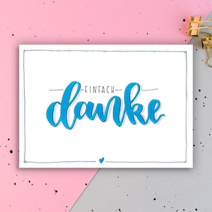 Postkarte | Grußkarte | "Danke"