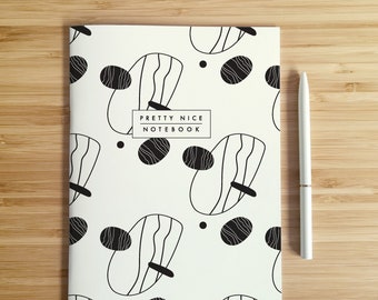 Stones Notebook – A5 Blank Journal – Design Notizbuch