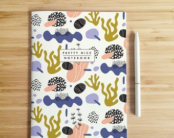 Aquarium Notebook – A5 Blank Journal – Design Notizbuch mit künstlerisch Motiv