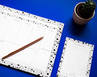 Weekly Planner – Desk pad A4 –Wochenplaner Block