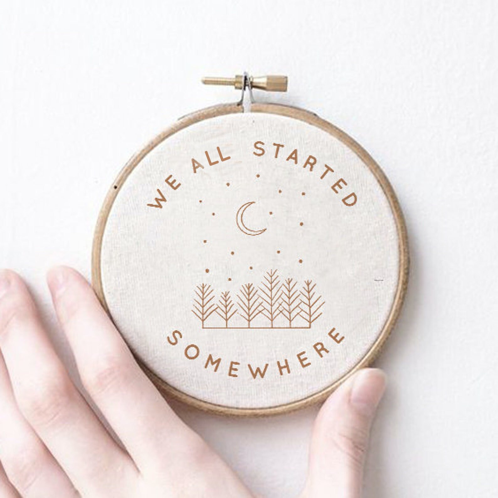 We Are Started Somewhere Hand Embroidery Pattern PDF Pattern - Etsy
