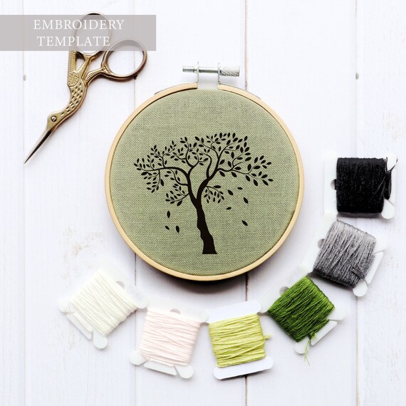 PDF Pattern Tree of Life Hand Embroidery Pattern Embroidery | Etsy