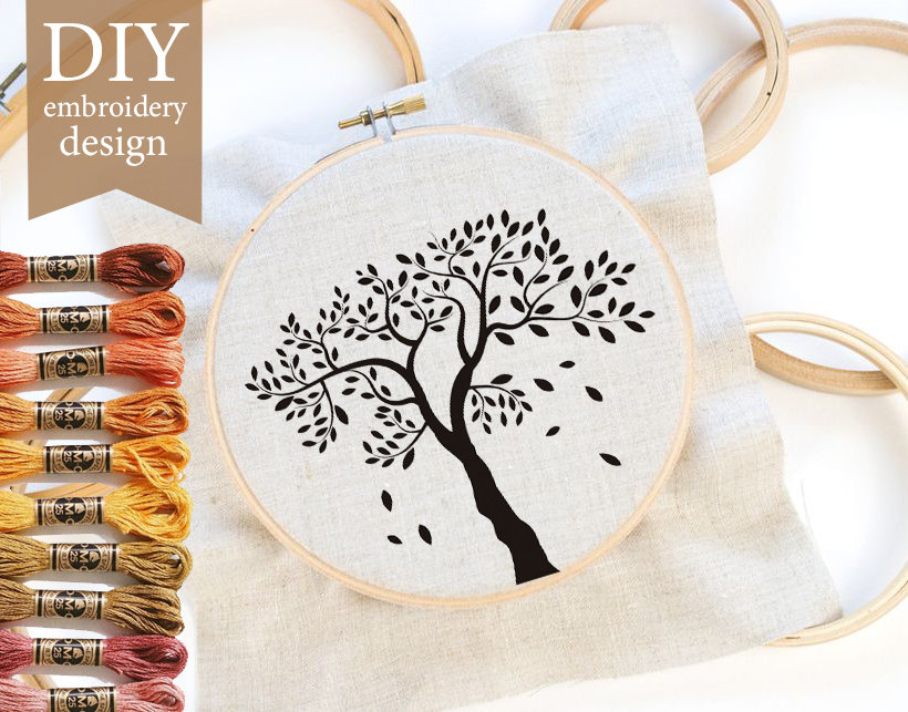 PDF Pattern Tree of Life Hand Embroidery Pattern Embroidery | Etsy