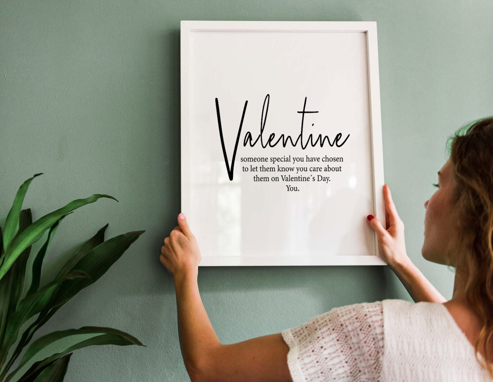 Valentine Definition Print Digital Print Printable Wall Etsy