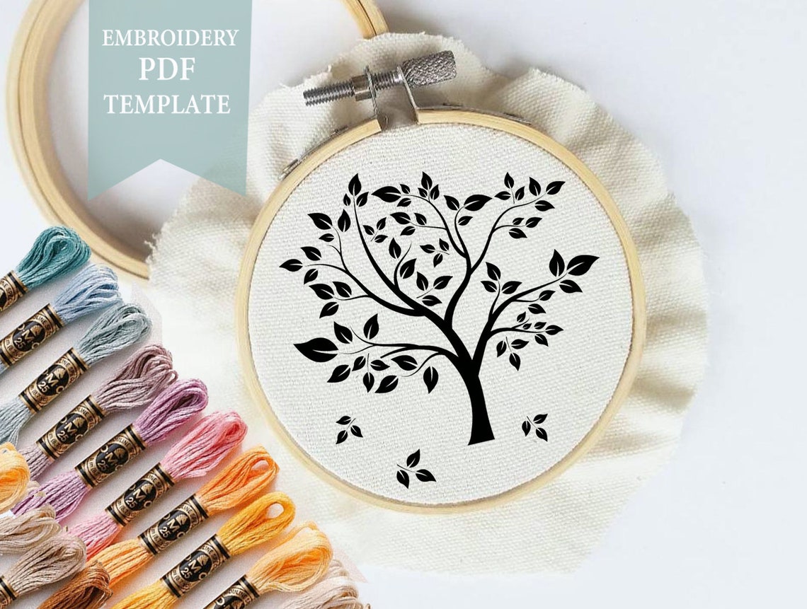 PDF Pattern Tree of Life Hand Embroidery Pattern Embroidery | Etsy
