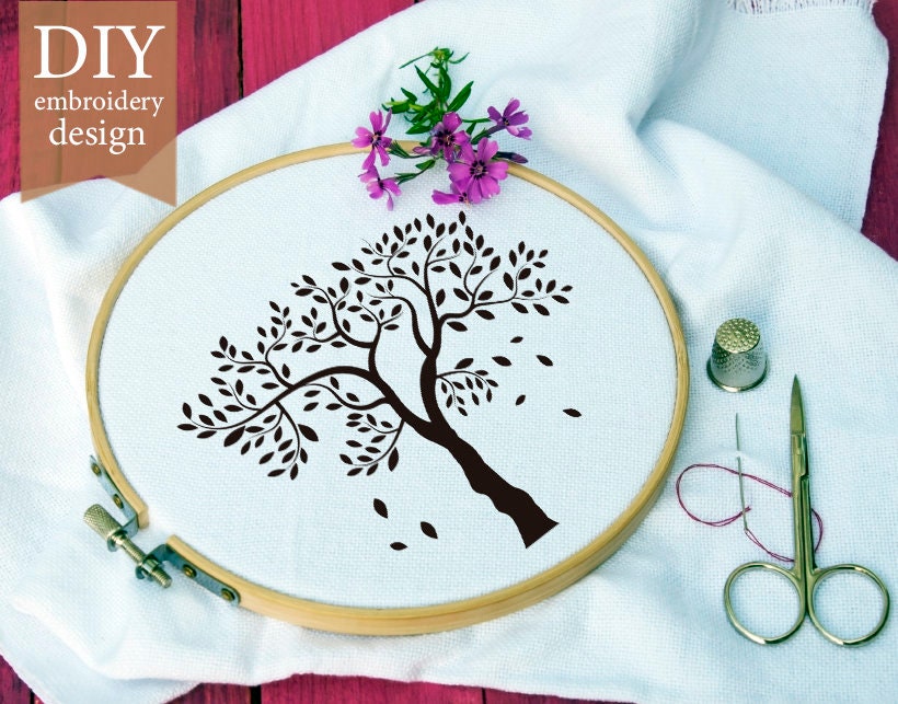 PDF Pattern Tree of Life Hand Embroidery Pattern Embroidery | Etsy