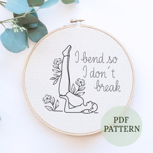 Yoga world, Digital Embroidery Pattern, embroidery designs trendy, yoga Embroidery, sports Embroidery, modern yoga wall art, hand embroidery