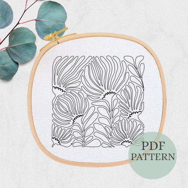 Abstract Embroidery - Etsy