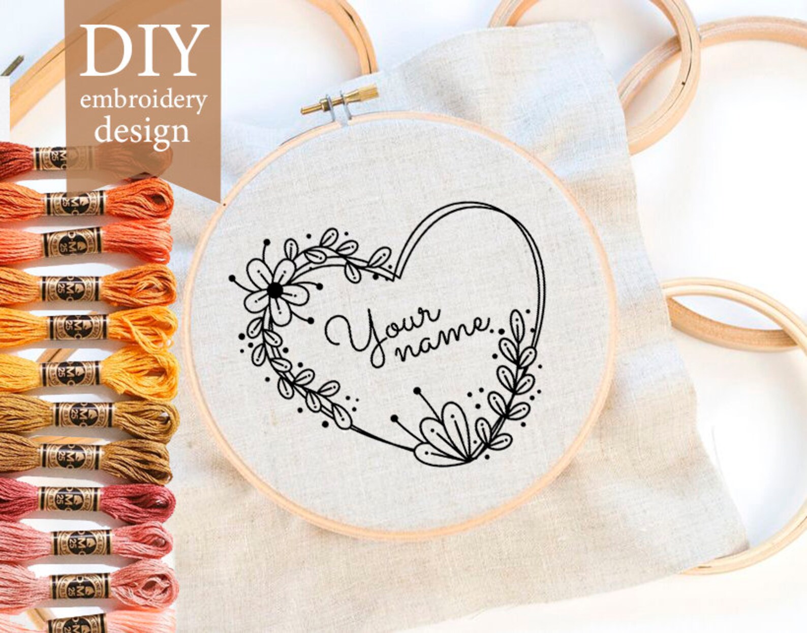 DIGITAL PATTERN Custom Embroidery Pattern for Adults and Etsy