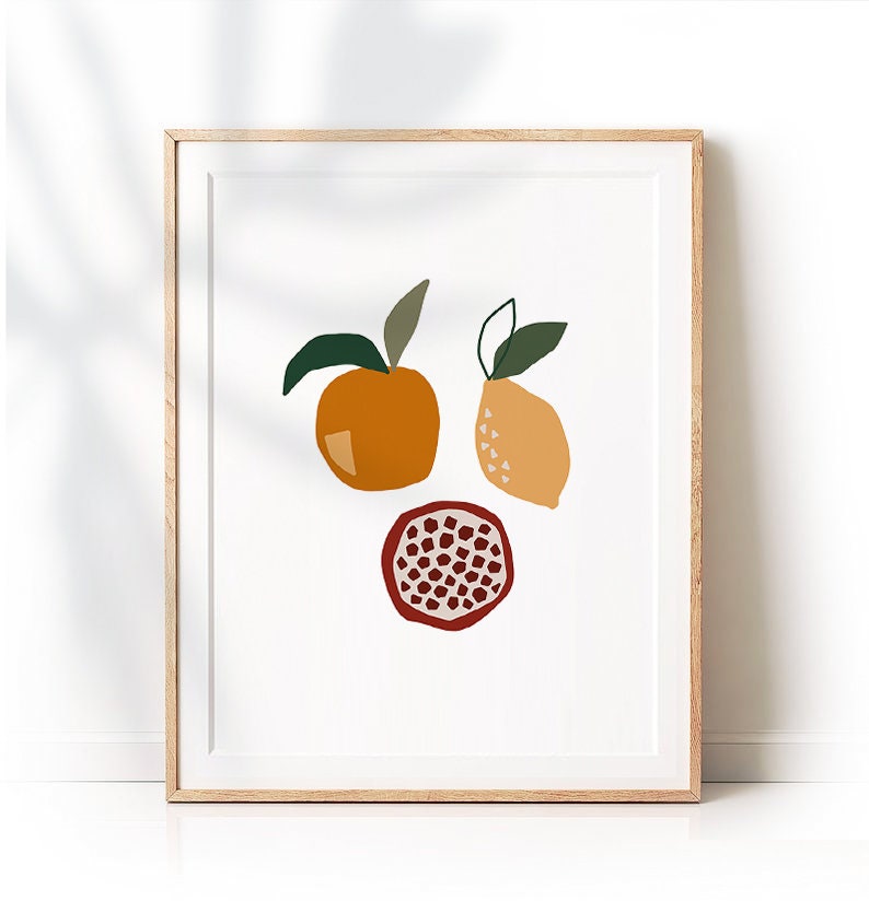 Arte de la pared de la cocina decoración de la pared | Etsy