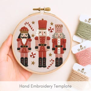 Nussknacker Stickmuster, Stickmuster in den Weihnachtsfeiertagen, einfaches Basteln (PDF-Muster)