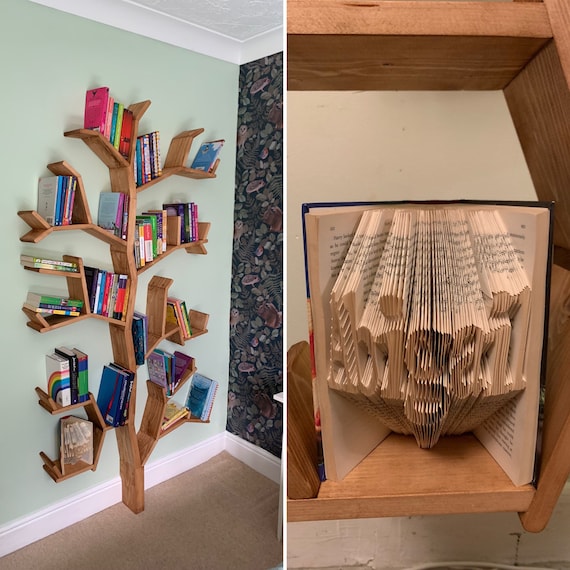 Tree shaped Bookshelf Etsy Nederland