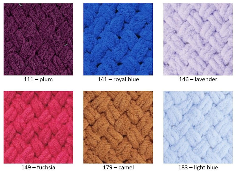 Yarn Alize Puffy plush yarn Puffy Color yarn loops yarn children's yarn baby yarn blanket yarn plaid yarn velvet yarn no hook yarn no needle image 5