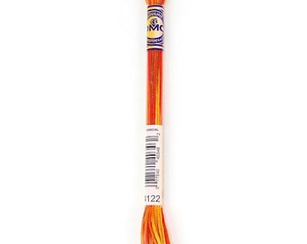 DMC 4122 Farbvariationen DMC Multicolor Floss mehrfarbiges Garn buntes Garn Baumwollstickgarn Regenbogengarn 100% Baumwollgarn