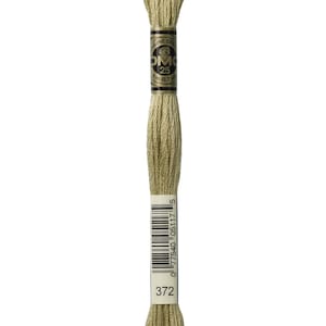 DMC 372 cotton embroidery floss 100% cotton embroidery thread embroidery fiber embroidery string mouline cotton mouline fiber mouline string