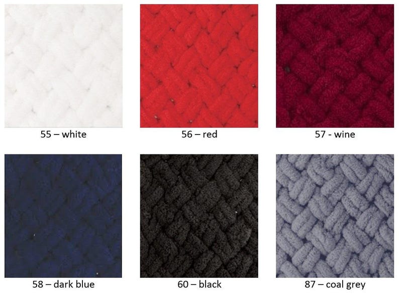 Yarn Alize Puffy plush yarn Puffy Color yarn loops yarn children's yarn baby yarn blanket yarn plaid yarn velvet yarn no hook yarn no needle image 4
