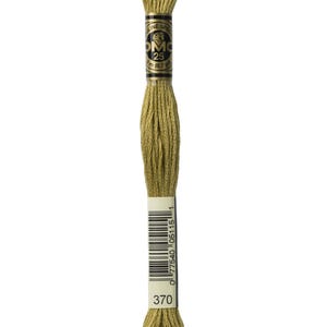 DMC 370 cotton embroidery floss 100% cotton embroidery thread embroidery fiber embroidery string mouline cotton mouline fiber mouline string