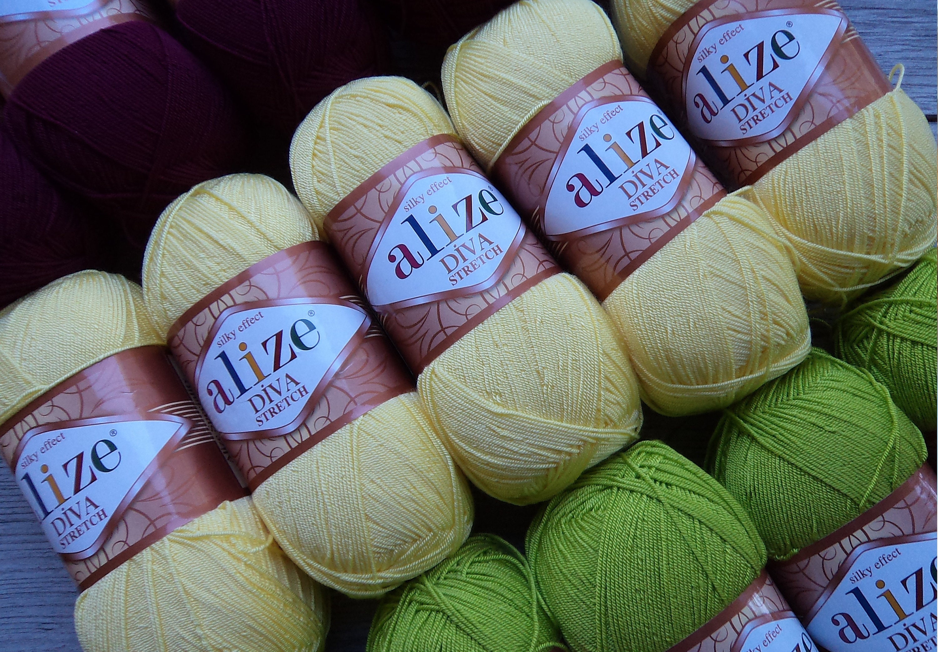 Yarnstreet.com - 15% OFF #Alize #Diva yarn! We have a special price for one  of our most popular summer yarns till 2nd of July . !!!! ALIZE DIVA!!!!  Weight = Fingering (14