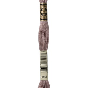 DMC3861 cotton embroidery floss 100% cotton embroidery thread embroidery fiber embroidery string mouline cotton mouline fiber mouline string