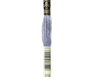 DMC 318 cotton embroidery floss 100% cotton embroidery thread embroidery fiber embroidery string mouline cotton mouline fiber mouline string