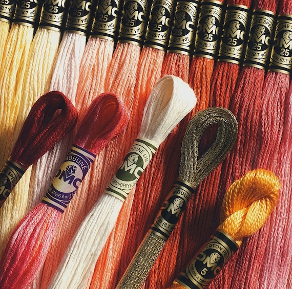 DMC 815 Cotton Embroidery Floss 100% Cotton Embroidery Thread