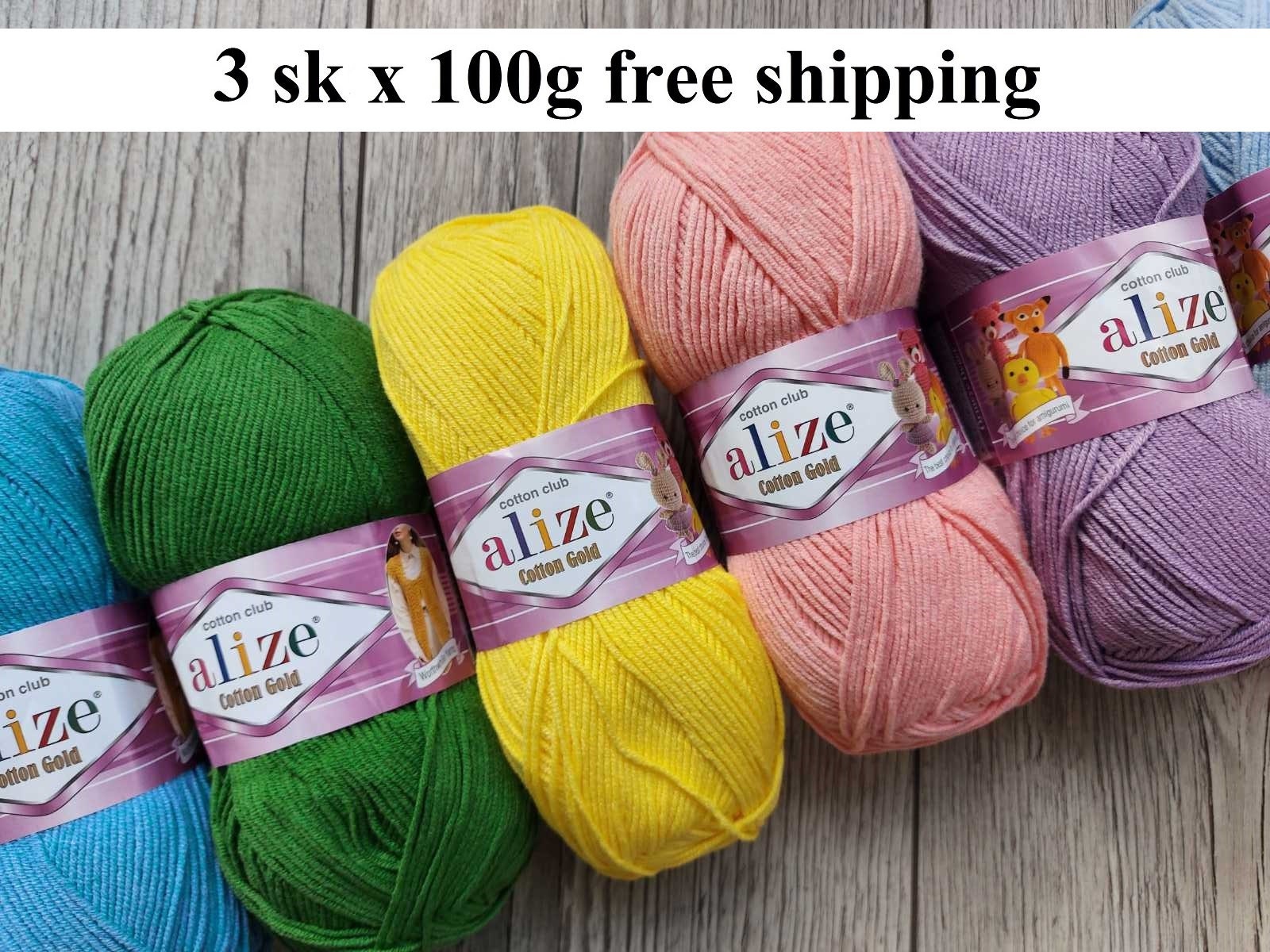 Alize Cotton Gold Pratica 100 Gr Soft Yarn for Hand Knitting