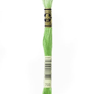 DMC 703 cotton embroidery floss 100% cotton embroidery thread embroidery fiber embroidery string mouline cotton mouline fiber mouline string