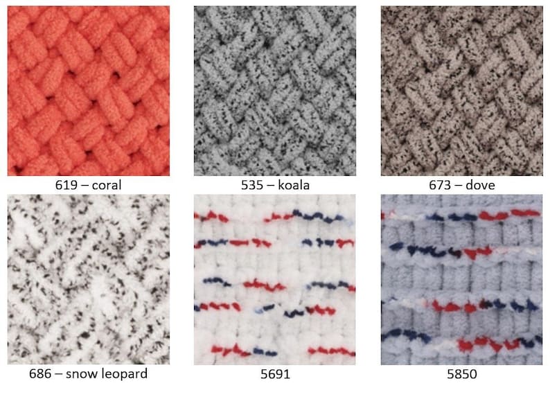 Yarn Alize Puffy plush yarn Puffy Color yarn loops yarn children's yarn baby yarn blanket yarn plaid yarn velvet yarn no hook yarn no needle image 9
