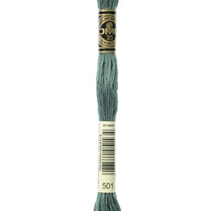 DMC 501 cotton embroidery floss 100% cotton embroidery thread embroidery fiber embroidery string mouline cotton mouline fiber mouline string