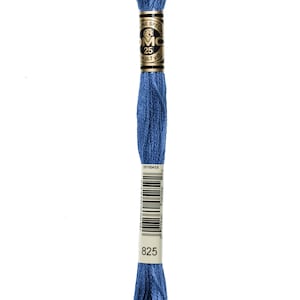 DMC 825 cotton embroidery floss 100% cotton embroidery thread embroidery fiber embroidery string mouline cotton mouline fiber mouline string
