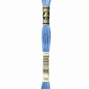 DMC 799 cotton embroidery floss 100% cotton embroidery thread embroidery fiber embroidery string mouline cotton mouline fiber mouline string