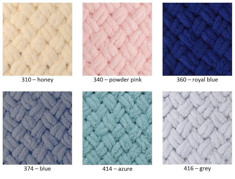 Yarn Alize Puffy plush yarn Puffy Color yarn loops yarn children's yarn baby yarn blanket yarn plaid yarn velvet yarn no hook yarn no needle image 7