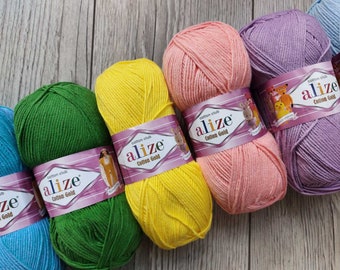 Yarn Alize Cotton Gold yarn cotton thread crochet cotton knitting cotton string cotton cotton fiber yarn toys yarn amigurumi yarn Turkish