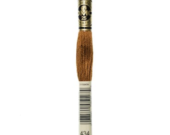 DMC 434 bomullsbroderigarn 100 % bomullsbroderitråd broderifiber broderisnöre moulinebomull moulinefiber moulinesnöre