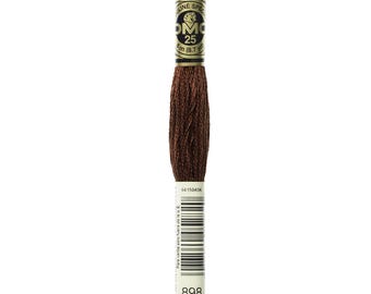 DMC 898 katoenen borduurgaren 100% katoenen borduurgaren borduurvezels borduursnaar mouline katoenen moulinevezels mouline string