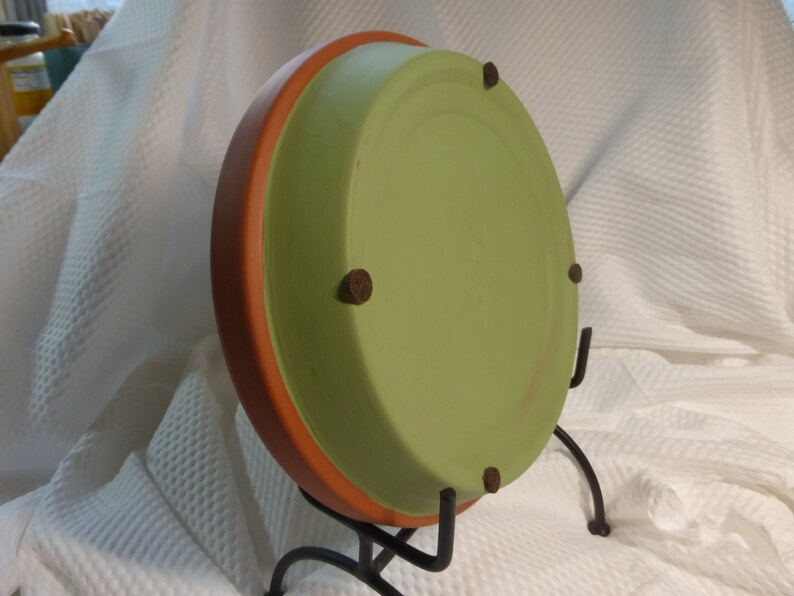 Handmade Mosaic Catch-All Bowl Broken China Tile on Terra Cotta base