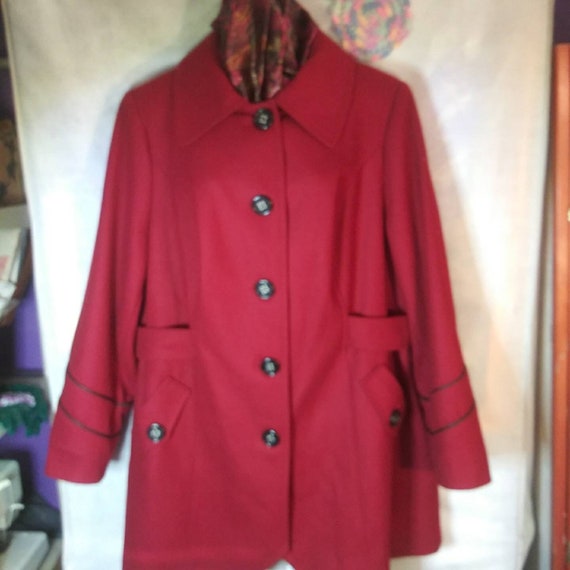Vintage red Miss Sixty coat