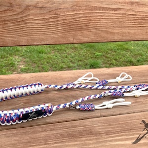 Handmade Paracord Duck Call Lanyard: Adjustable 5-Drop Hunting Holder