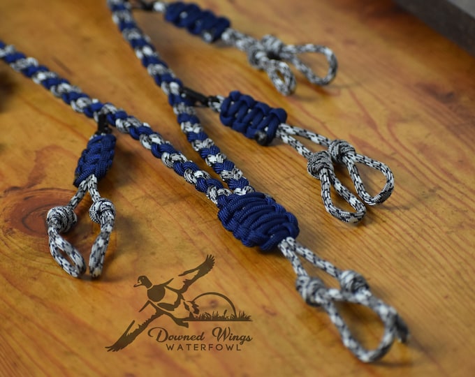 Handmade Paracord Duck Call Lanyard: Adjustable 5-Drop Hunting Lanyard