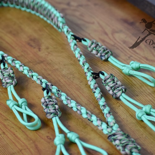 Custom Paracord Goose/duck Call Lanyard Black and Purple Etsy