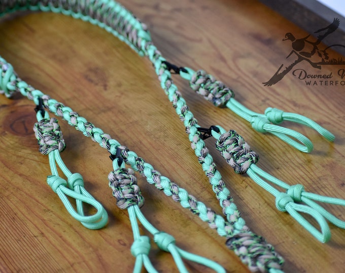 Handmade Paracord Duck Call Lanyard: Adjustable 5-Drop Hunting Lanyard