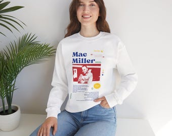 Circles Album Tribute Mac Miller Rundhals-Sweatshirt | Gedenkmusik Bekleidung